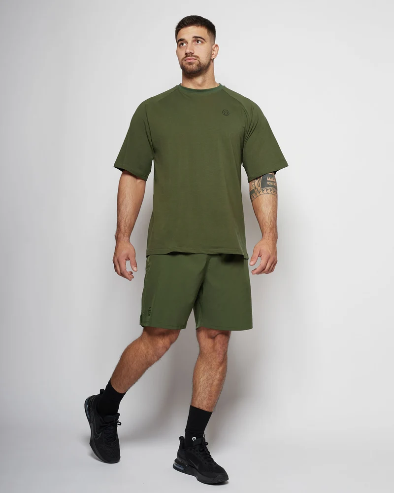 Apes Basics Raglan Oversize T-shirt - Army Green