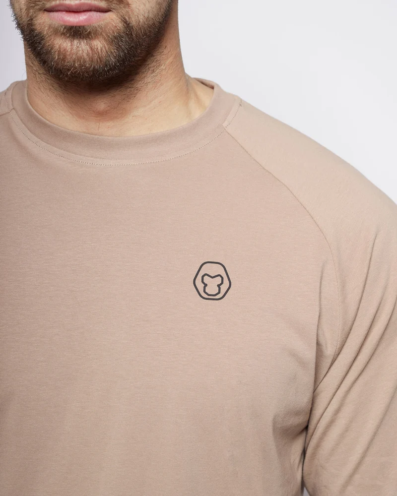 Apes Basics Raglan Oversize T-shirt - Sand