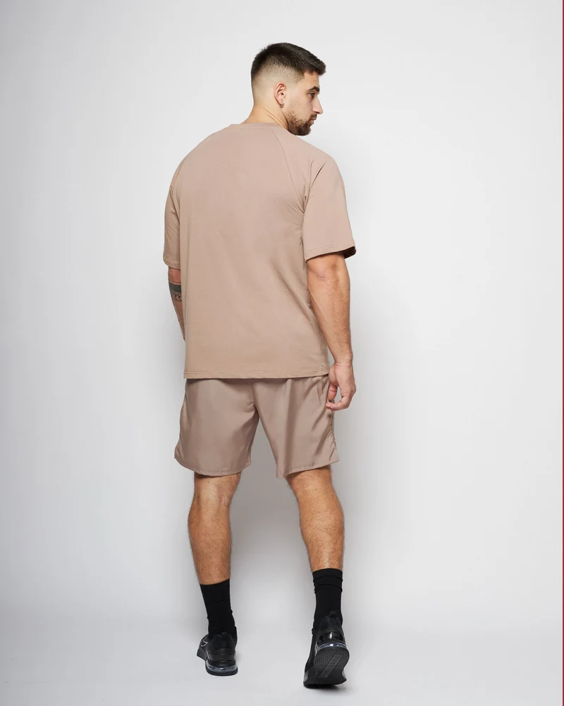 Apes Basics Raglan Oversize T-shirt - Sand
