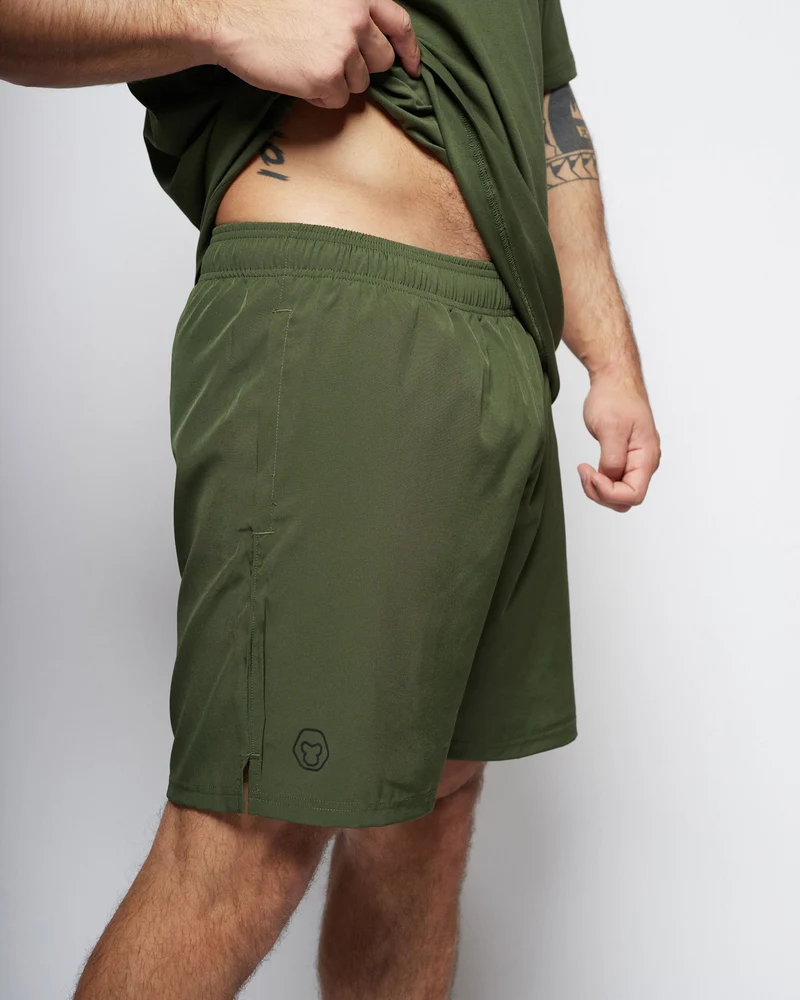 Apes Basics Light Woven shorts - Army Green