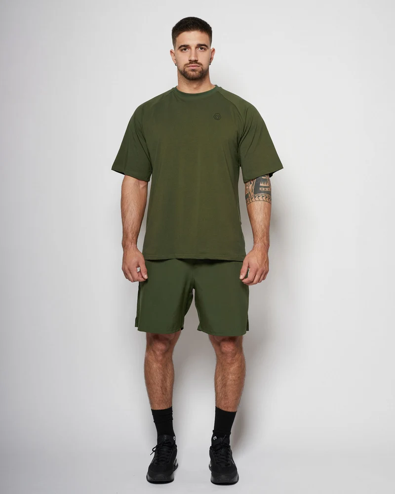 Apes Basics Light Woven shorts - Army Green