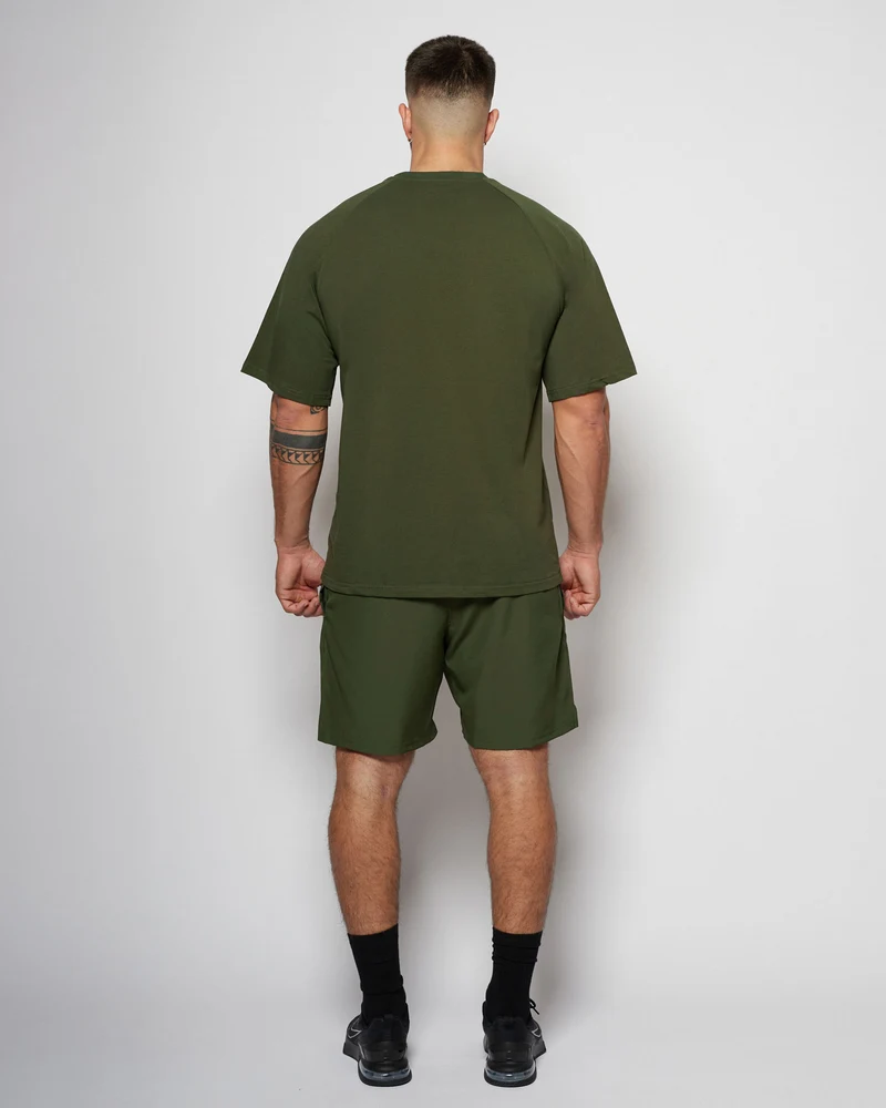 Apes Basics Light Woven shorts - Army Green