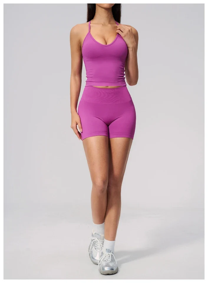 SPARK Seamless Fitness Shorts 3 Inch Scrunch Butt Yoga Shorts for Women ZC3597