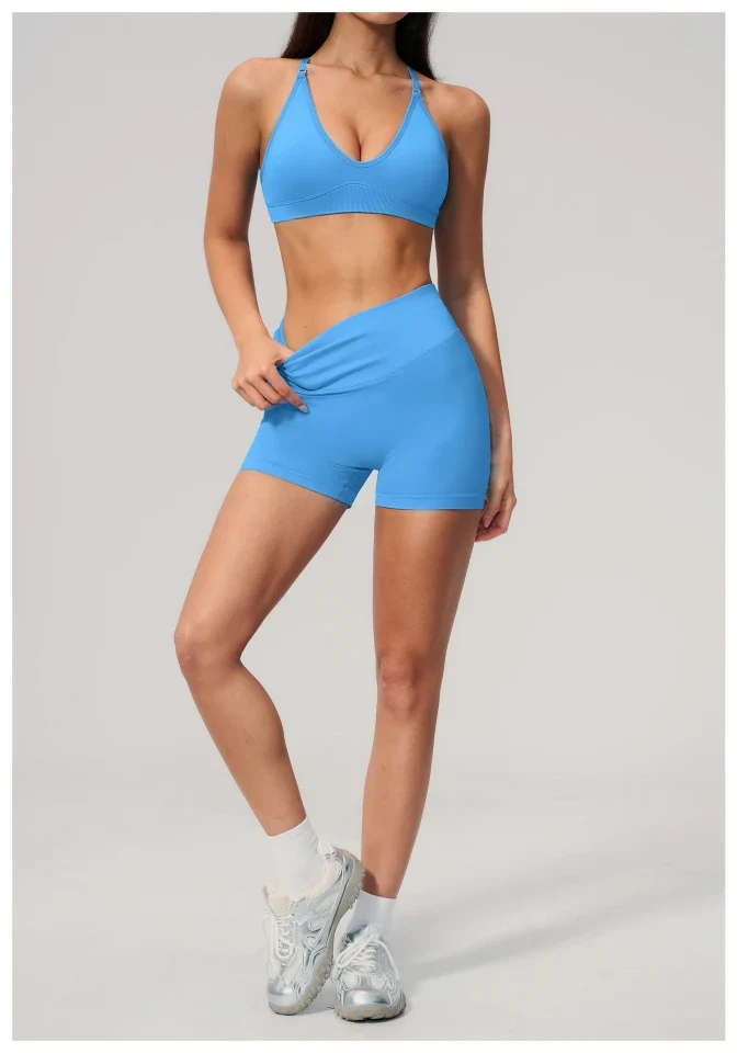 SPARK Seamless Fitness Shorts 3 Inch Scrunch Butt Yoga Shorts for Women ZC3597