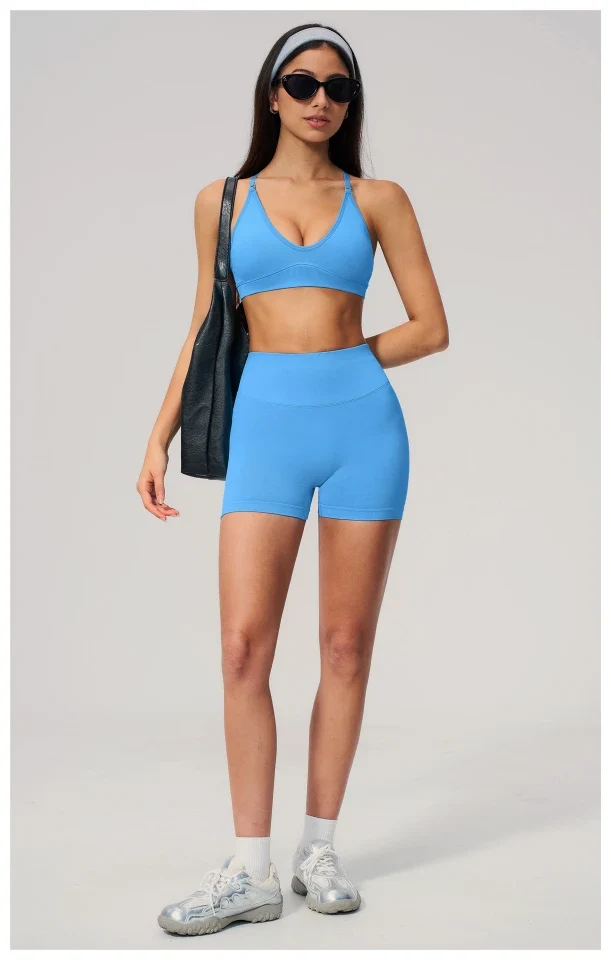 SPARK Seamless Fitness Shorts 3 Inch Scrunch Butt Yoga Shorts for Women ZC3597