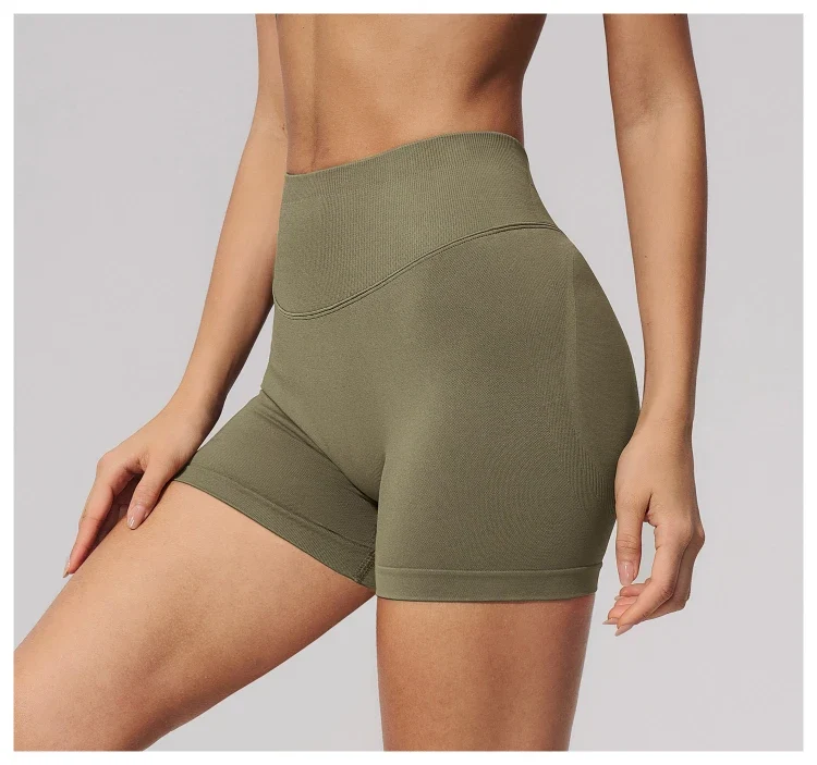 SPARK Seamless Fitness Shorts 3 Inch Scrunch Butt Yoga Shorts for Women ZC3597