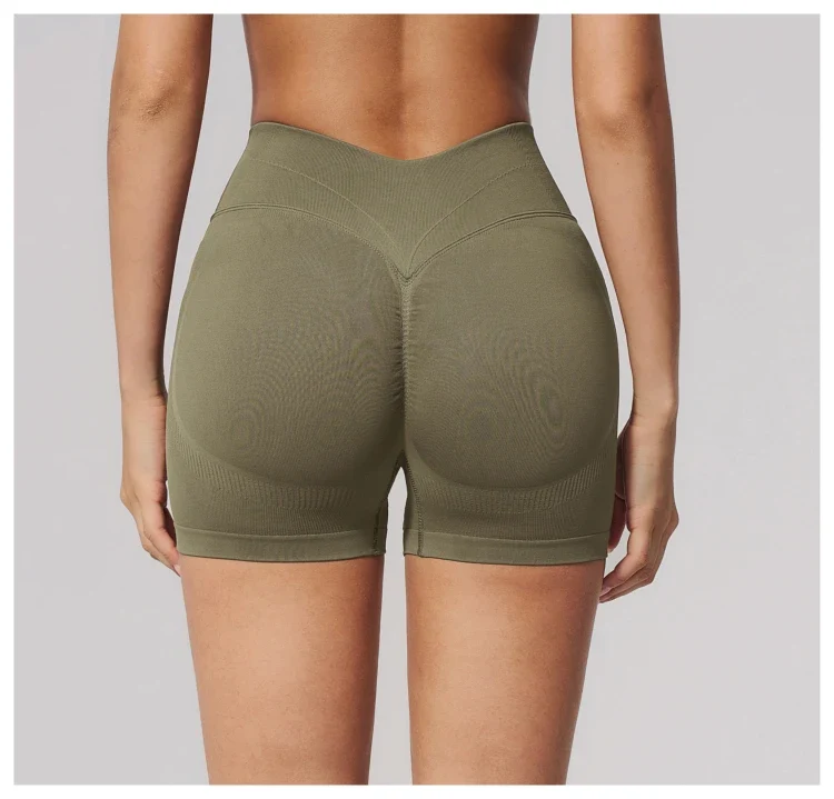 SPARK Seamless Fitness Shorts 3 Inch Scrunch Butt Yoga Shorts for Women ZC3597