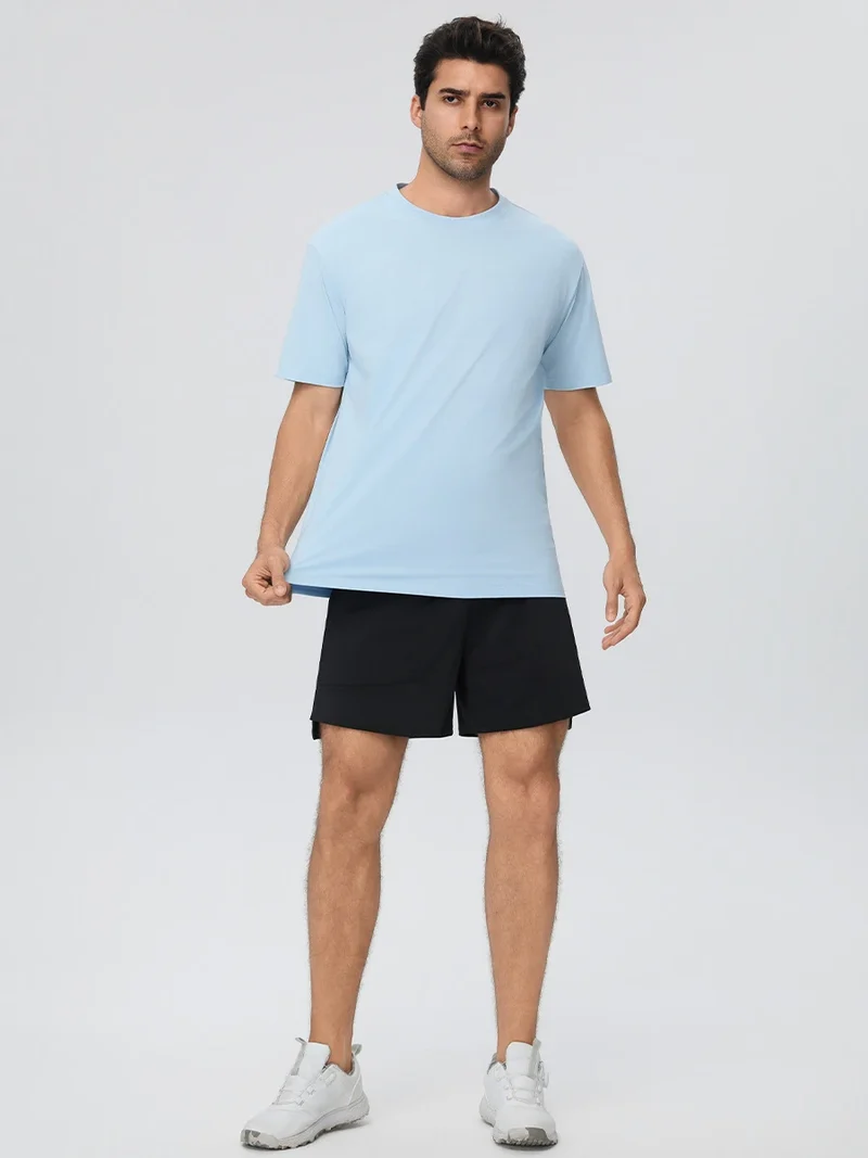 SPARK Men's Loose Fit Casual Sport Quick-drying T-shirt YEL61203