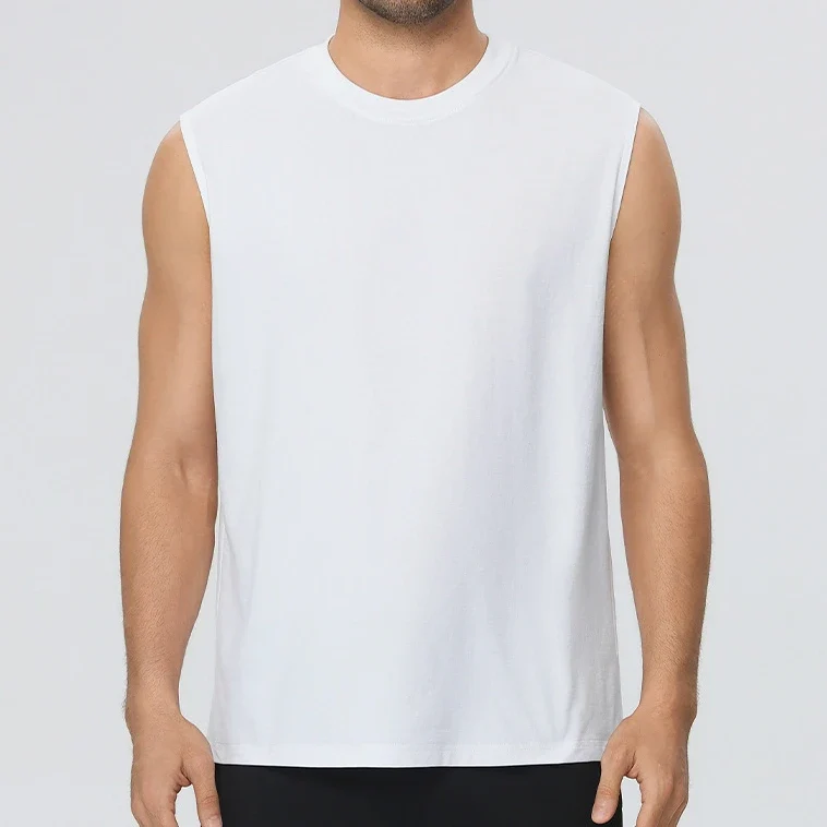 SPARK Men's Loose Fit Muscle Sports Tank Top YEL61145