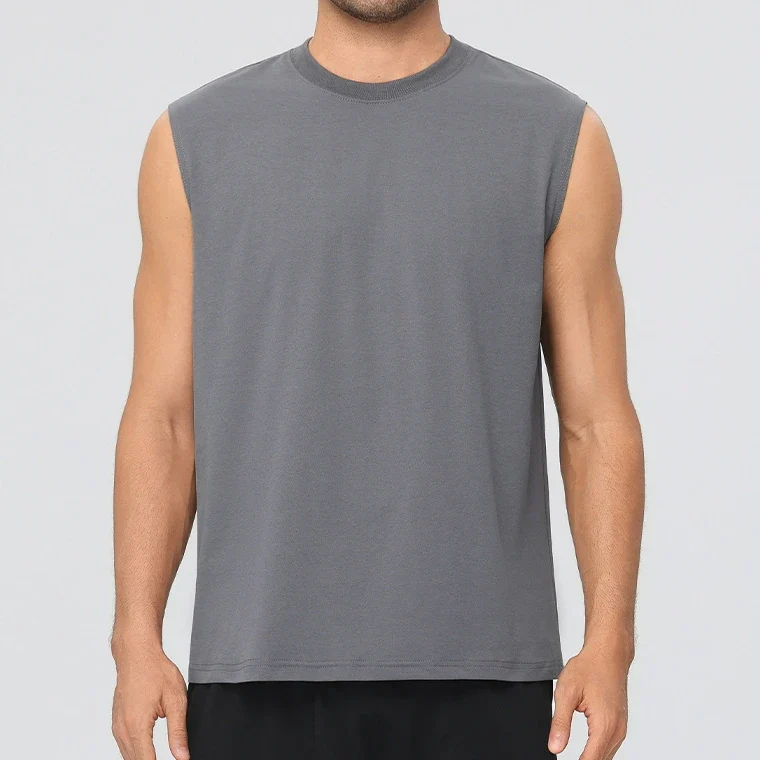 SPARK Men's Loose Fit Muscle Sports Tank Top YEL61145