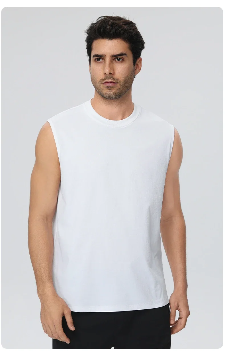 SPARK Men's Loose Fit Muscle Sports Tank Top YEL61145