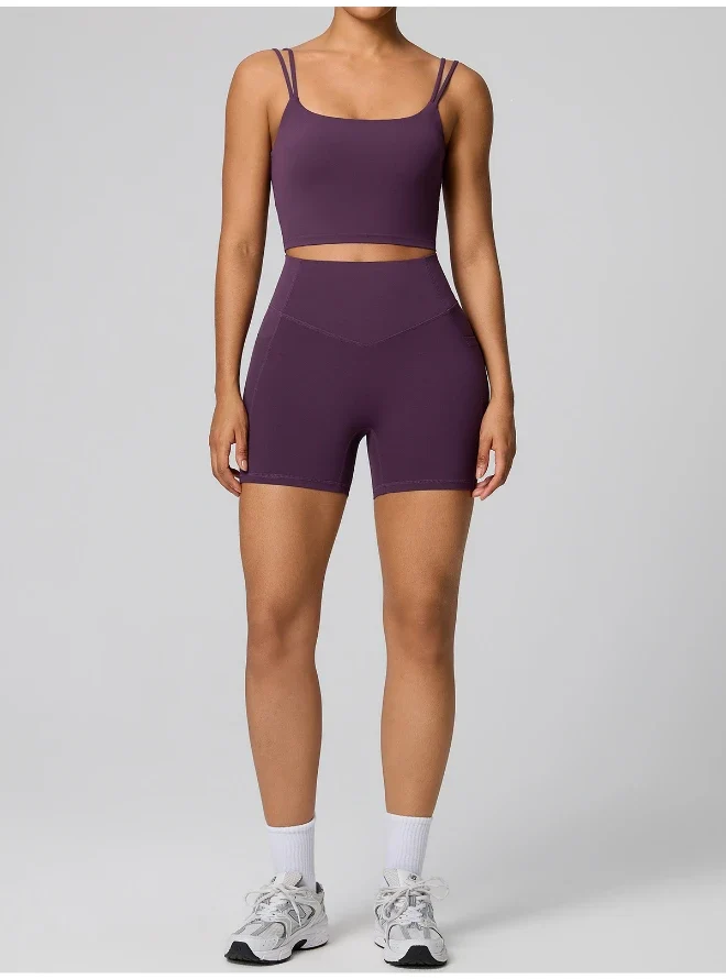 SPARK Women's High Waist Shaping Yoga Shorts with Pocket FYD247