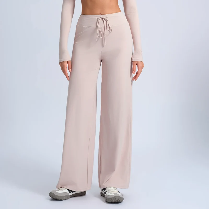 SPARK High Waisted Casual Straight Leg Yoga Pants for Women CY3673