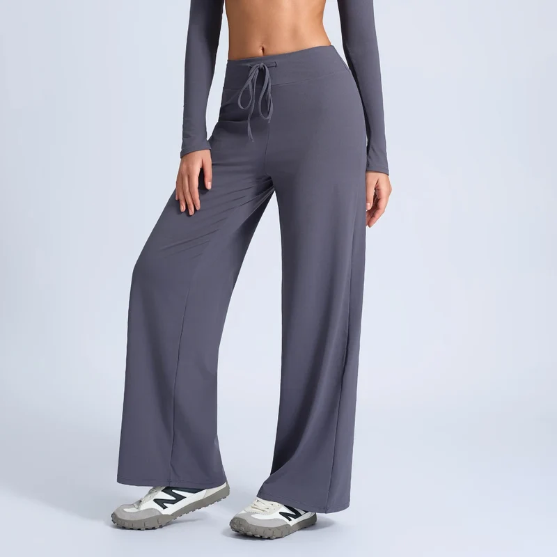SPARK High Waisted Casual Straight Leg Yoga Pants for Women CY3673