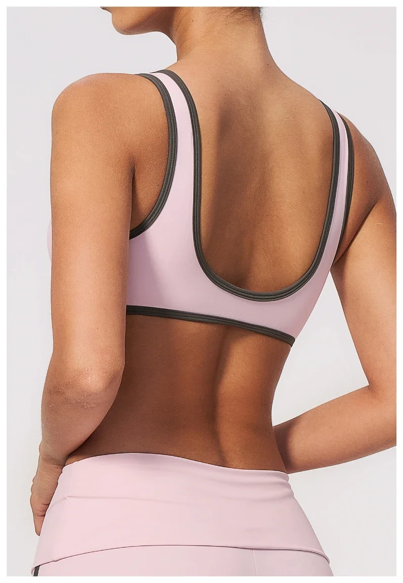 SPARK Chic Colorblock Yoga Workout Sports Bra ZC3588