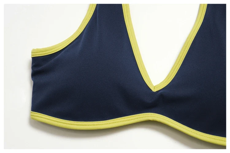 SPARK Chic Colorblock Yoga Workout Sports Bra ZC3588