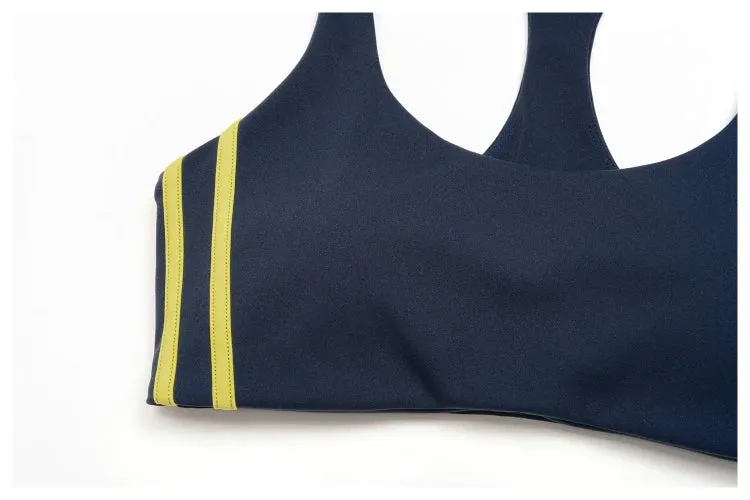 SPARK Contrast Color High Impact Sports Bra ZC3588