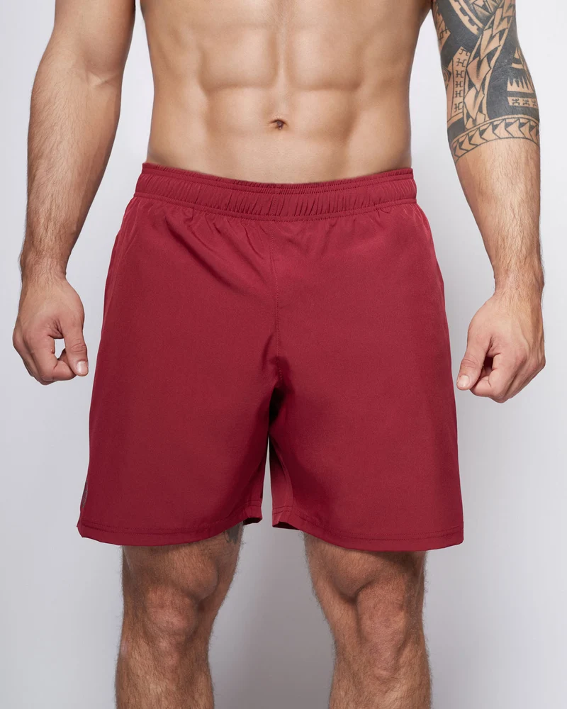 Apes Basics Light Woven shorts - Burgundy