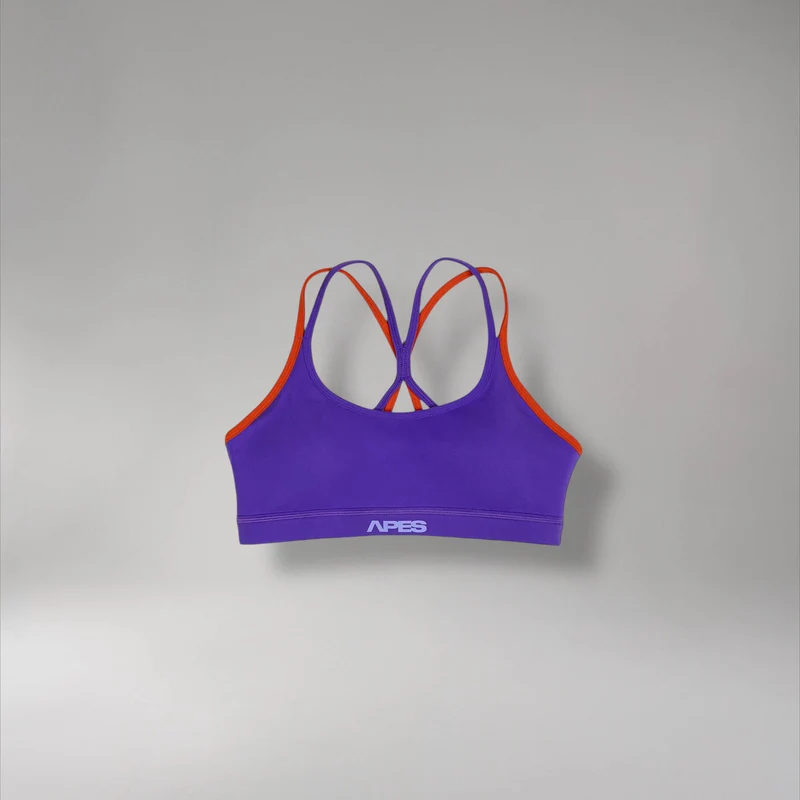Apes Essentials Laces Bra Indigo/Orange