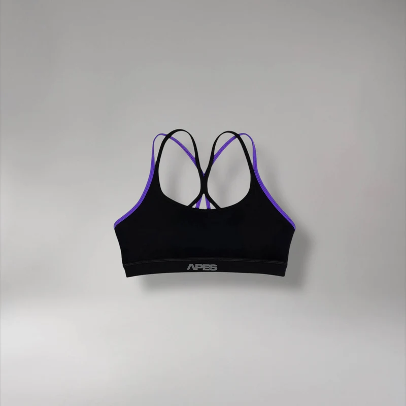 Apes Essentials Laces Bra Black/Indigo