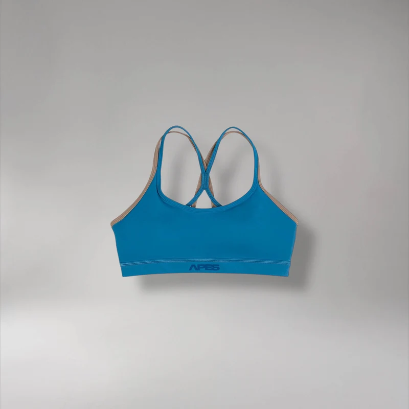 Apes Essentials Laces Bra Teal/Taupe