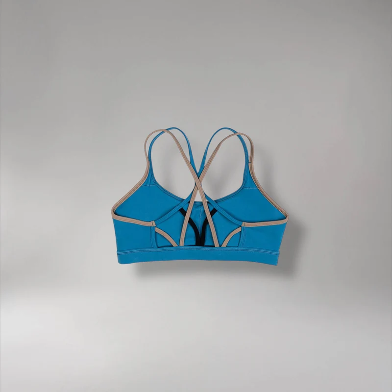 Apes Essentials Laces Bra Teal/Taupe