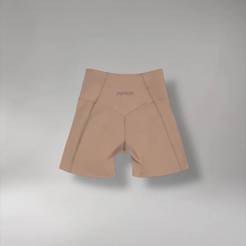 Apes Essentials Biker Shorts Taupe
