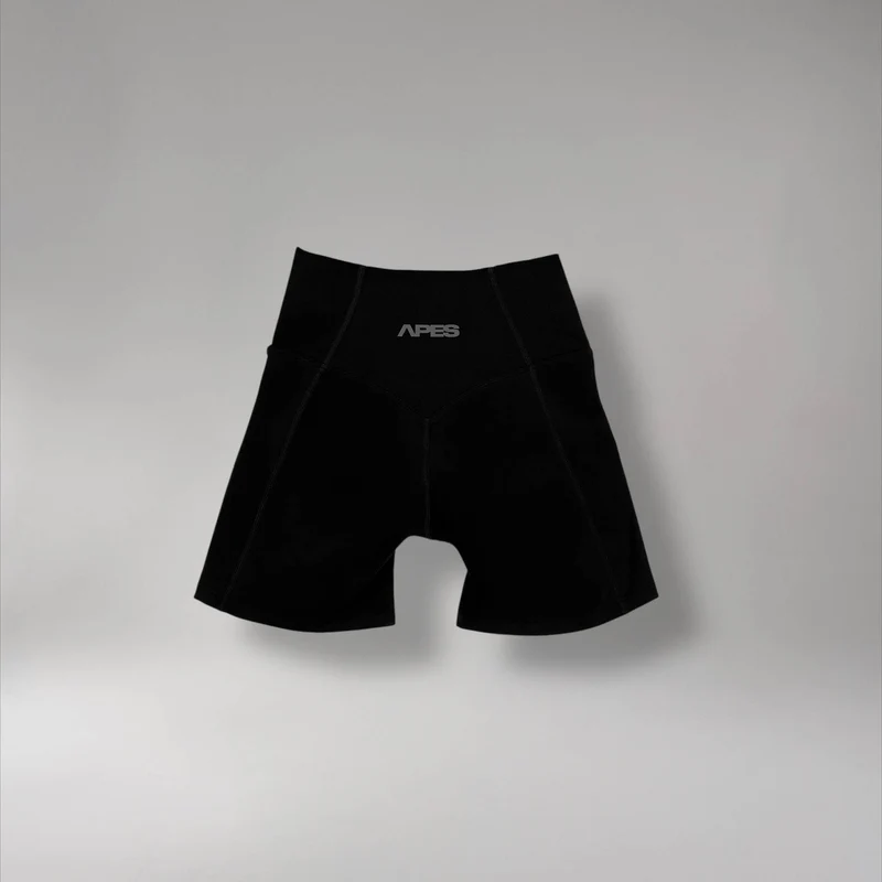 Apes Essentials Biker Shorts Black