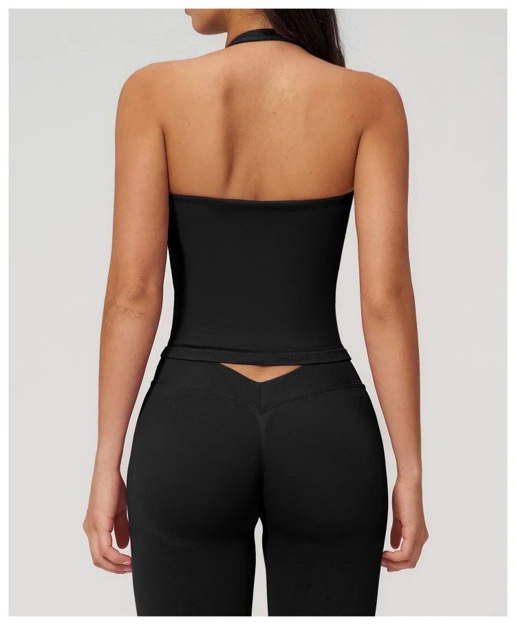 SPARK Seamless New Halter-Neck Yoga Tank Top ZC7790