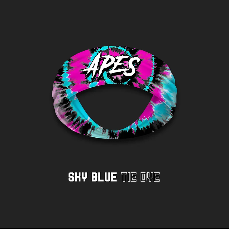 Apes Lab. Headband Tie Dye Sky Blue