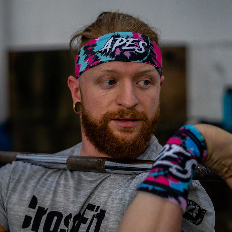 Apes Lab. Headband Tie Dye Sky Blue