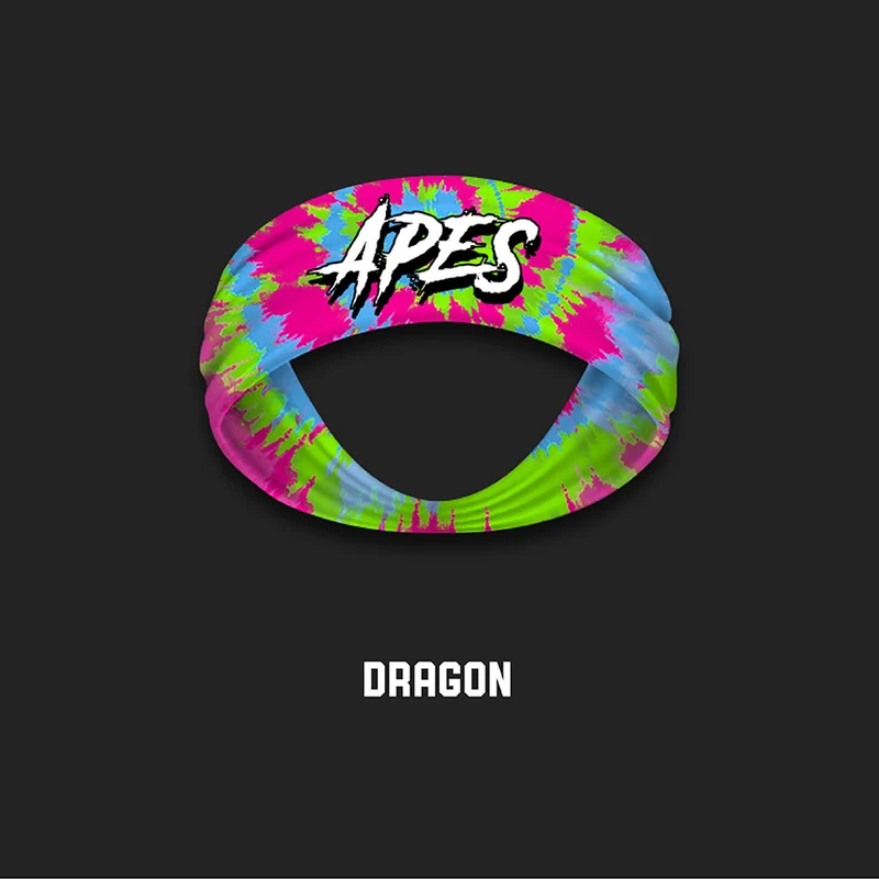 Apes Lab. Headband Tie Dye Dragon
