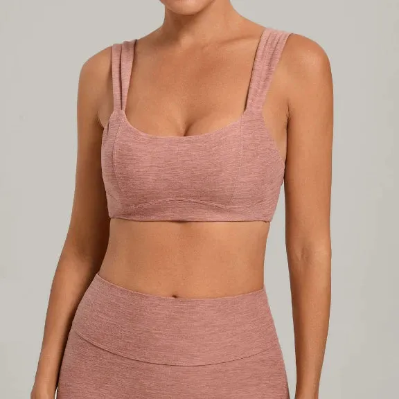 SPARK Women's Irregular Straps Yoga Sport Bra QS10412