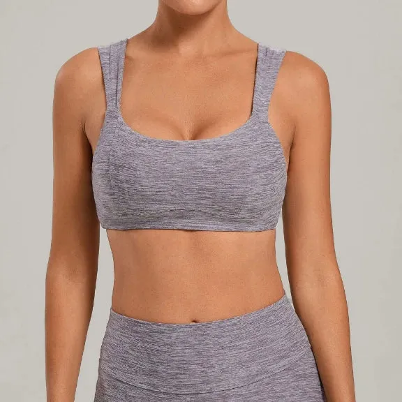 SPARK Women's Irregular Straps Yoga Sport Bra QS10412