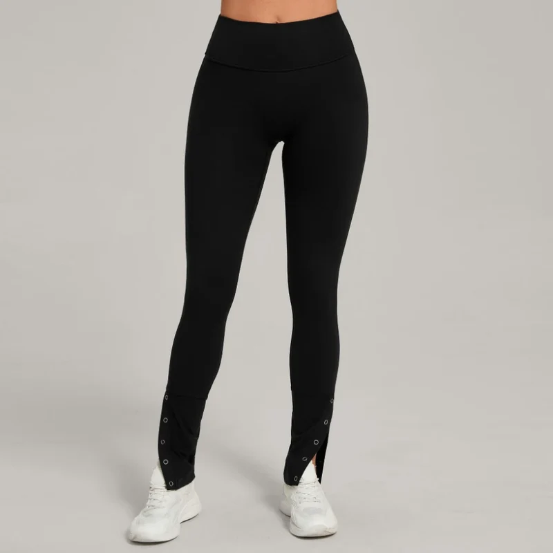 SPARK High Waist Slightly Flared Casual Athletic Pants QS29082