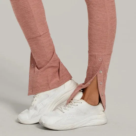 SPARK High Waist Slightly Flared Casual Athletic Pants QS29082