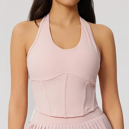 SPARK Halter Slim Tummy Control Yoga Fitness Tank Top CTY2171