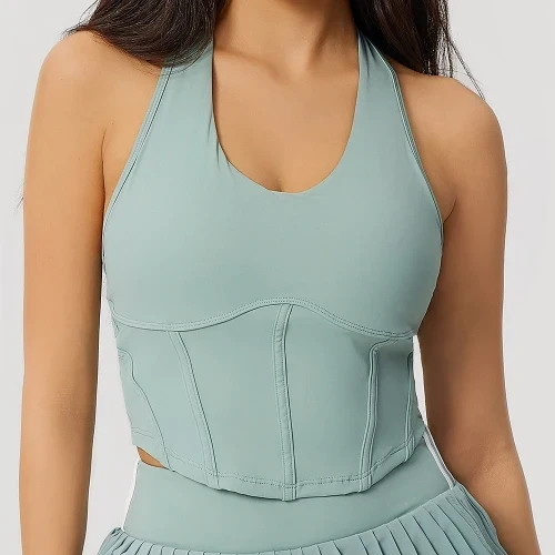 SPARK Halter Slim Tummy Control Yoga Fitness Tank Top CTY2171