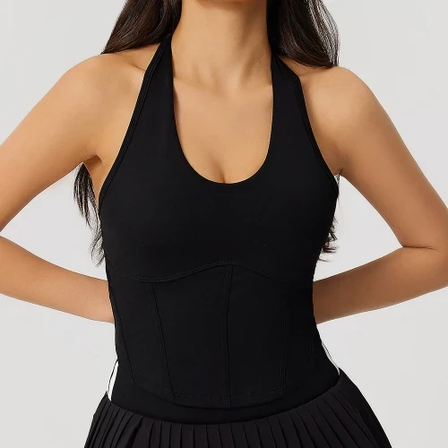 SPARK Halter Slim Tummy Control Yoga Fitness Tank Top CTY2171