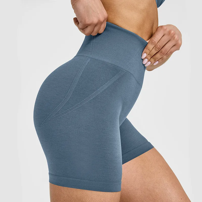 SPARK Seamless High Waist Hip Lift Yoga Cycling Shorts RX6017