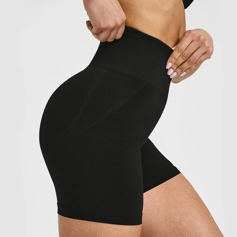 SPARK Seamless High Waist Hip Lift Yoga Cycling Shorts RX6017