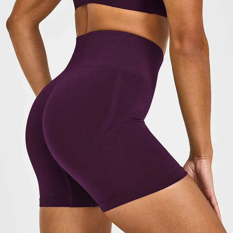 SPARK Seamless High Waist Hip Lift Yoga Cycling Shorts RX6017
