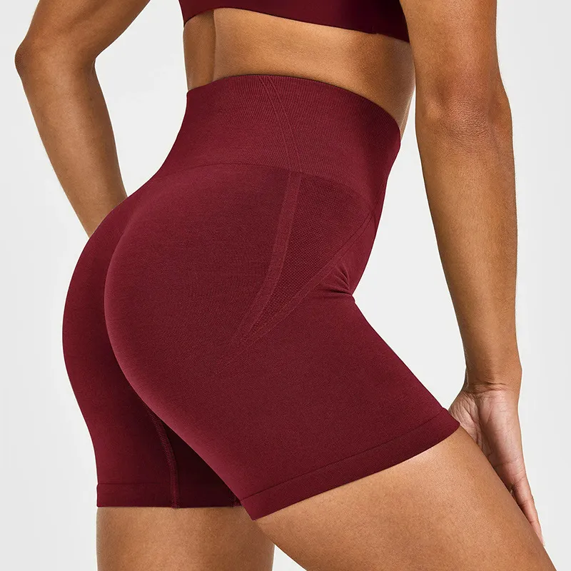 SPARK Seamless High Waist Hip Lift Yoga Cycling Shorts RX6017