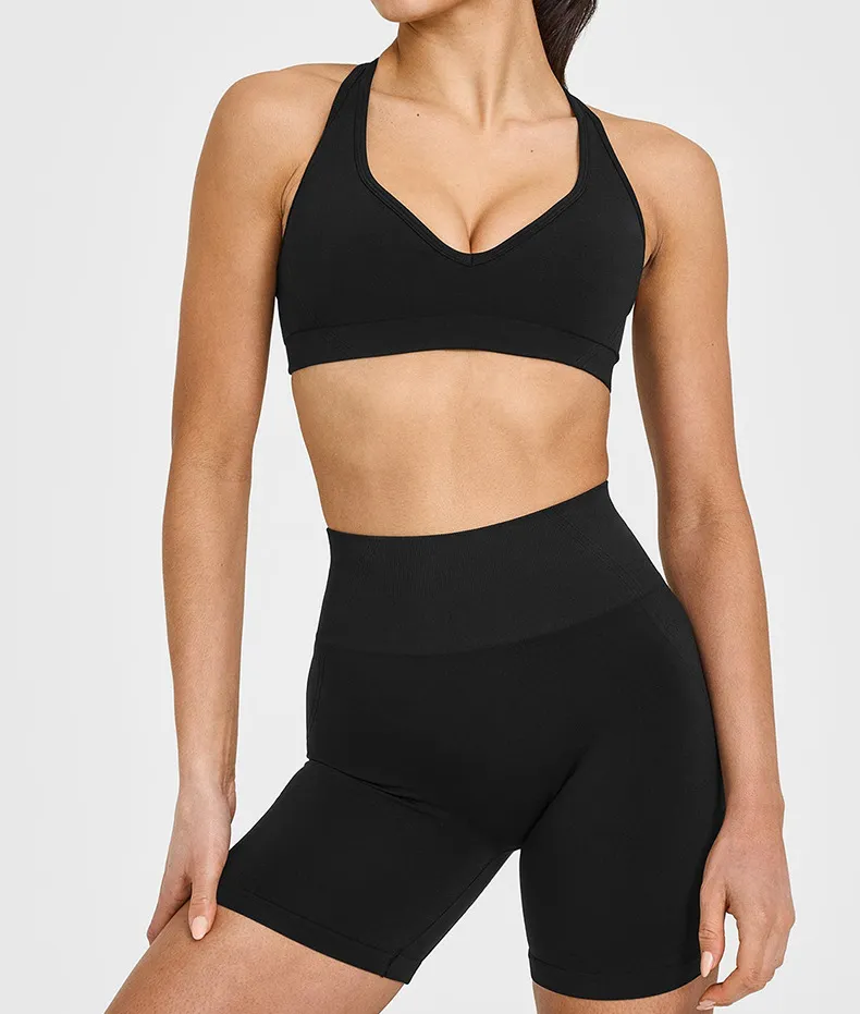 SPARK Seamless High Waist Hip Lift Yoga Cycling Shorts RX6017
