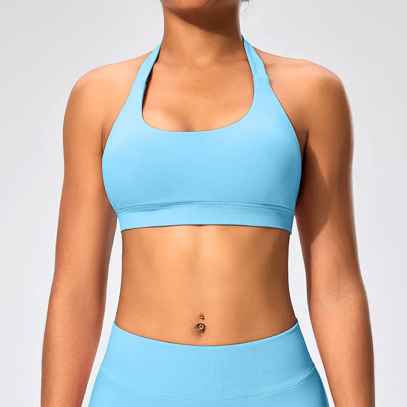SPARK Seamless Halter Neck Yoga Fitness Bra RX2376