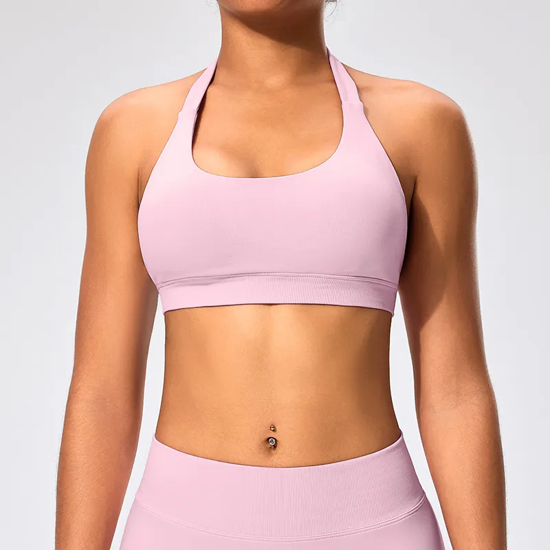 SPARK Seamless Halter Neck Yoga Fitness Bra RX2376
