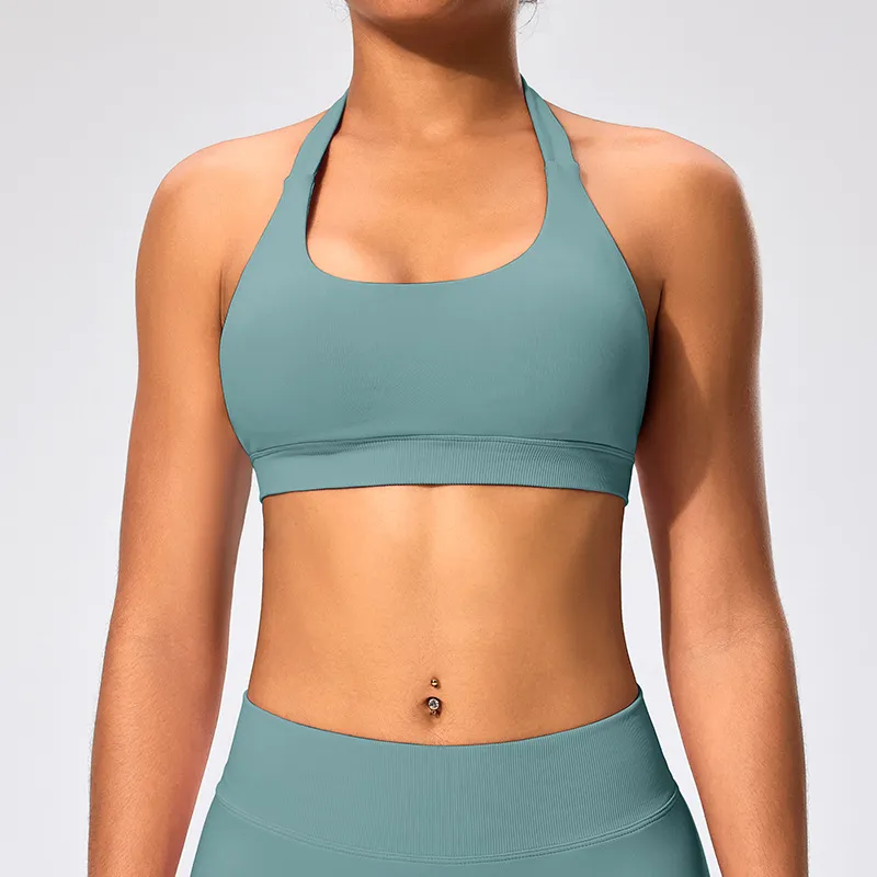 SPARK Seamless Halter Neck Yoga Fitness Bra RX2376