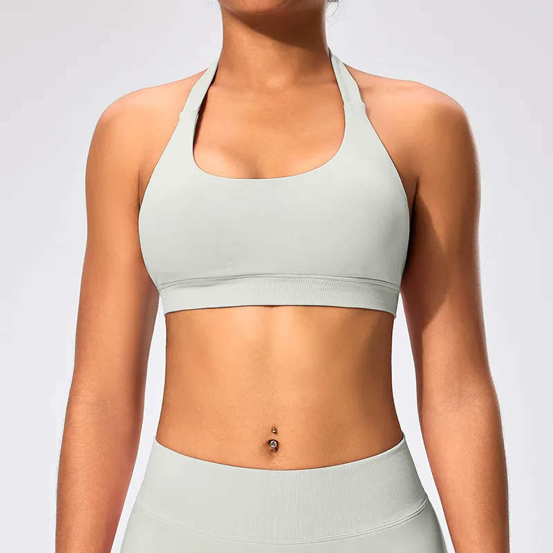 SPARK Seamless Halter Neck Yoga Fitness Bra RX2376