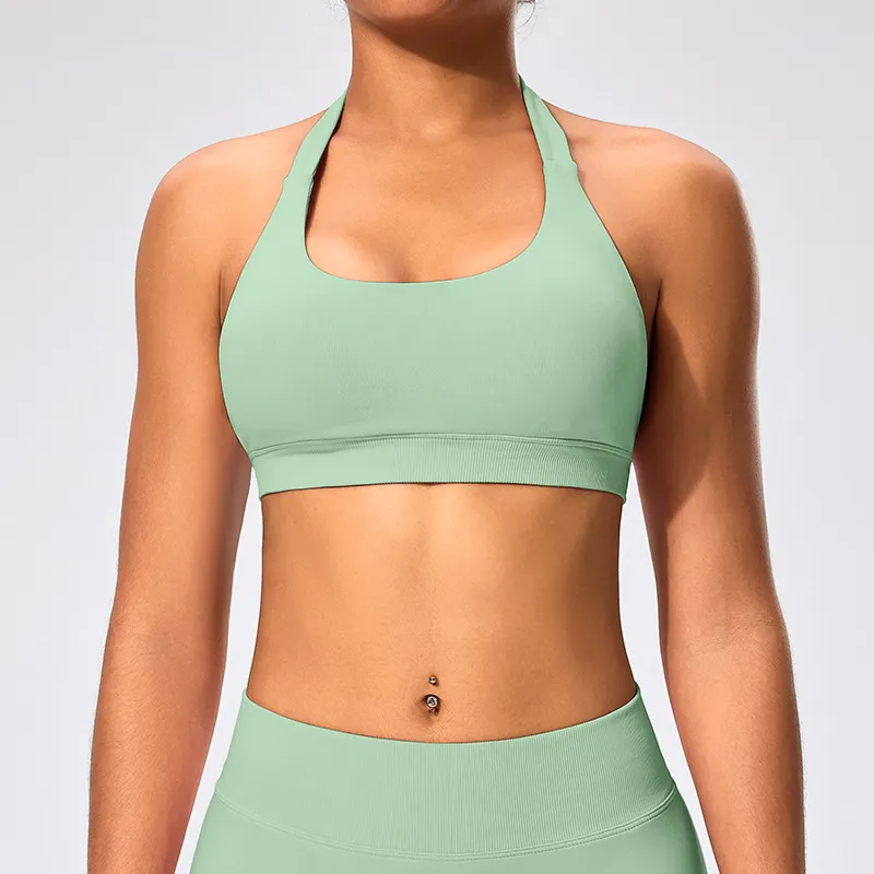 SPARK Seamless Halter Neck Yoga Fitness Bra RX2376