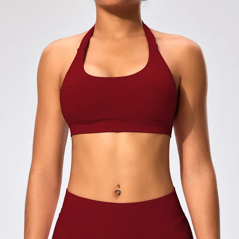 SPARK Seamless Halter Neck Yoga Fitness Bra RX2376
